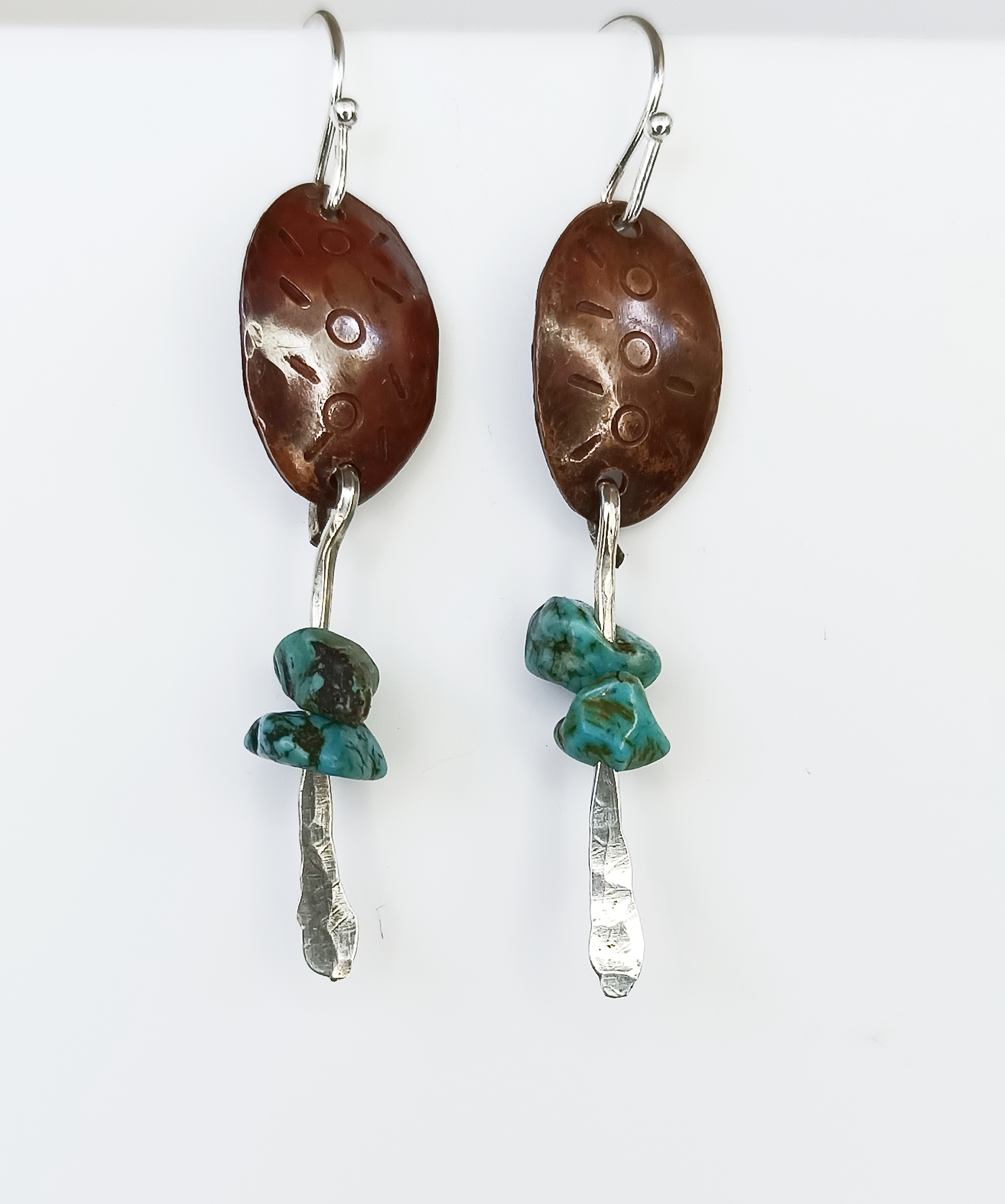 Boho earrings- Blue Sea